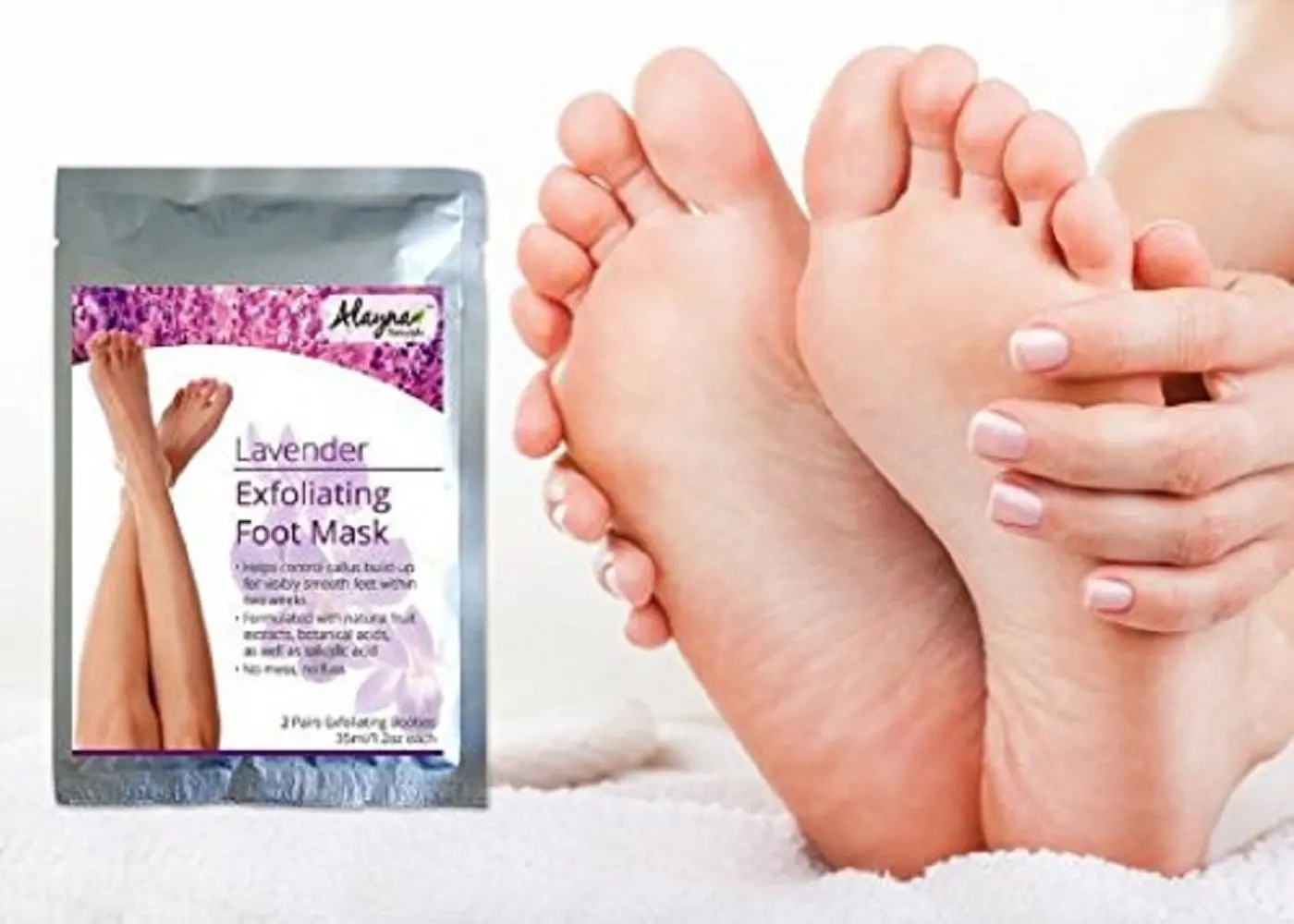 Отшелушивающая маска. Foot peeling Lavender. Foot Smoothing Mask.