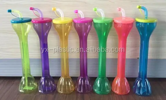 plastic beer yard glass