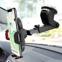 

KISSCASE Universal 360 Adjustable Arm Multi Function Windscreen Dashboard Phone Holder Car Mount Holder