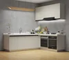 Customized L-type Kitchen made of wood