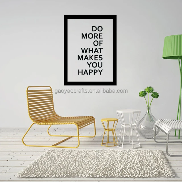 Do More Of What Makes You Happy Wall Sticker Inspiring Quotes Wallpaper Motivational Quotes Bedroom Decor Paper Home Decoration