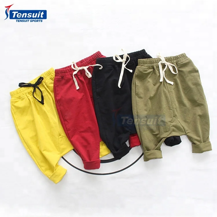 

2017 newest design spring baby pants high quality kids harem pants, Multi color