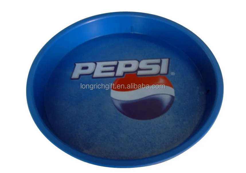 Customized Bar Beer Plastic Serving Tray Round Buy Plastic Serving
