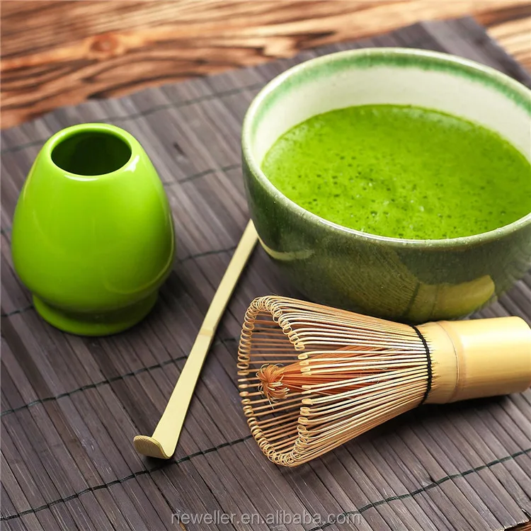 Fashion Design disposable popular matcha set with full prongs