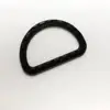 Metal D Ring Semi-Circle Button Belt Bag Hat Accessories Buttons Adjust D Button Garment Accessories