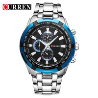 

CURREN 8023 Men Japan Quartz Movement Brand Watch Business Style Stainless Steel WristWatch