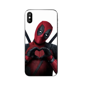 2019 Wholesale Christmas gift  Comic Theme Glass Cover Customized picture TPU Phone Case For iPhone case cover