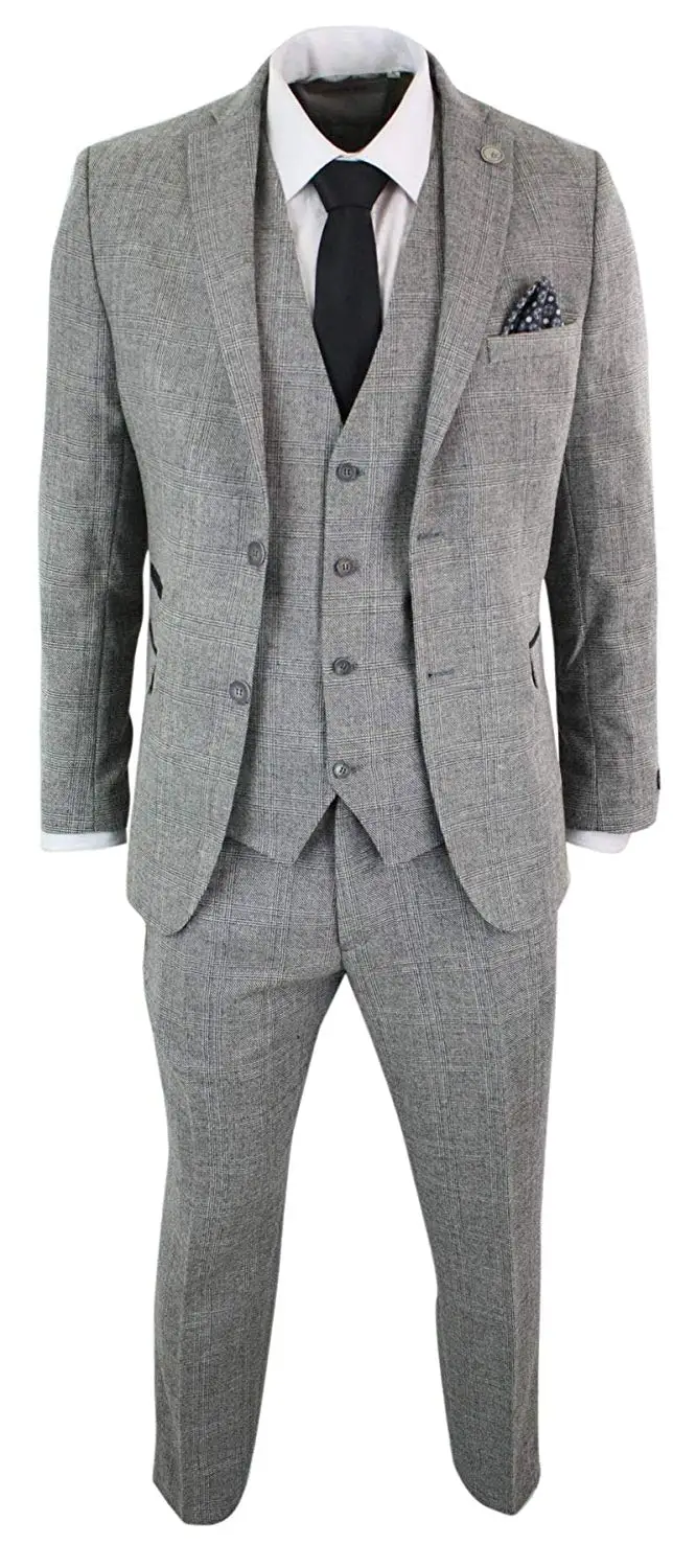 Cheap Mens Grey Check Suit, find Mens Grey Check Suit deals on line at ...