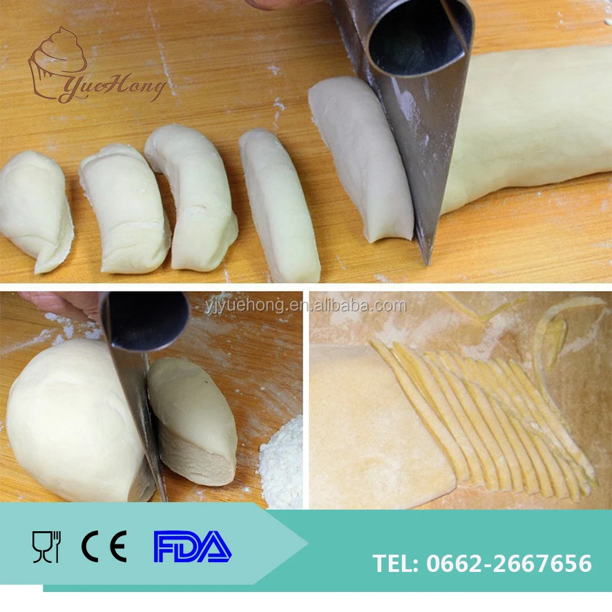 Stainless Steel Bench Scraper For Icing Smoother And Dough Cutter Buy