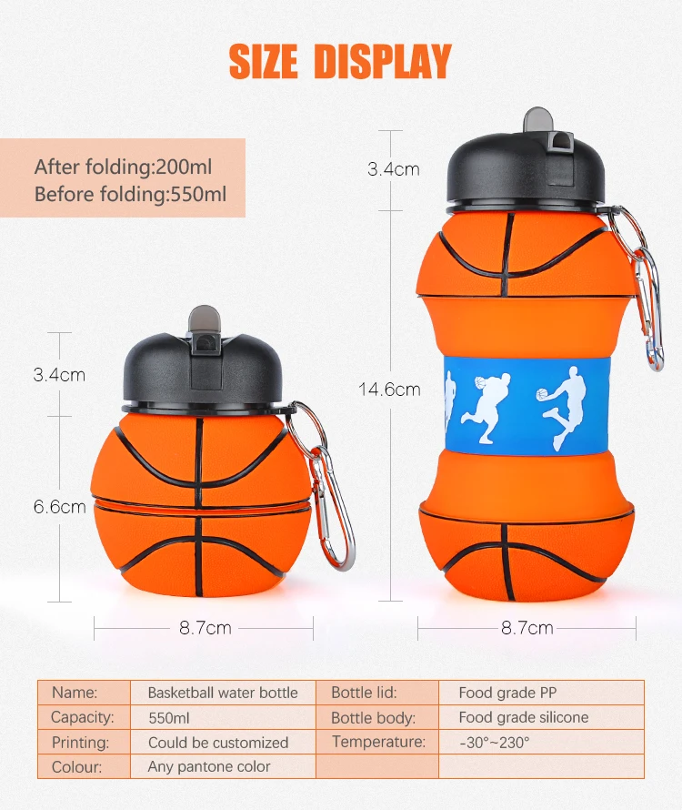 Personalized basketball water bottle -  Italia