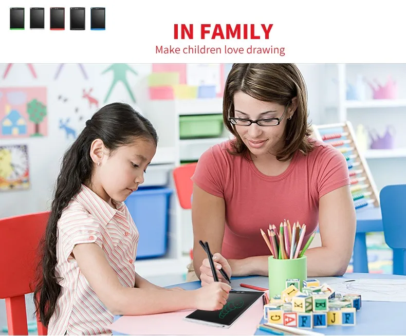 Erasable Writing Pad 8.5 Inch Lcd Writing Tablet For Kids Students Office Digital Drawing