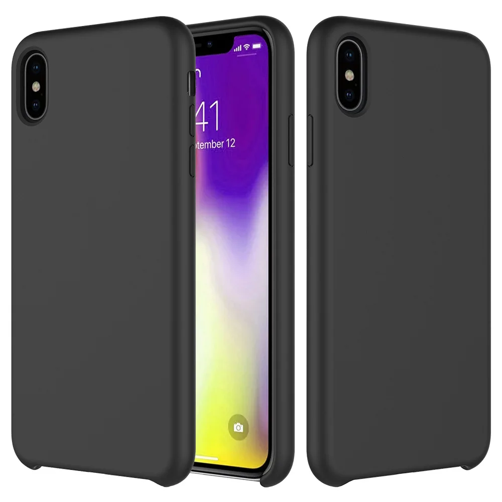 

Customize Liquid Silicon Phone Case Cover For iPhone Xs Xs Max Xr 5.8'' 6.5'' 6.1, N/a