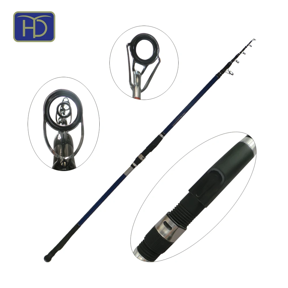 High Quality 4.20m Section 4 200g Carbon Telescopic Surf Fishing Rod