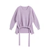 Wholesale High Quality Comfortable Sweaters OEM Computer Knitted Lady Wool Vintage Sweater Maker