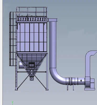 Industrial Dust Collector System For Granite Dust Collection