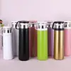 Fashion stainless steel vacuum flask with bullet Cup, 18/8 food grade stainless steel double walled thermos coffee vacuum bottle