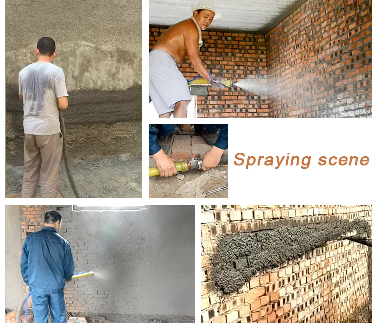 Mortar and plaster electrical piston mortar screw mortar spray used plaster pump