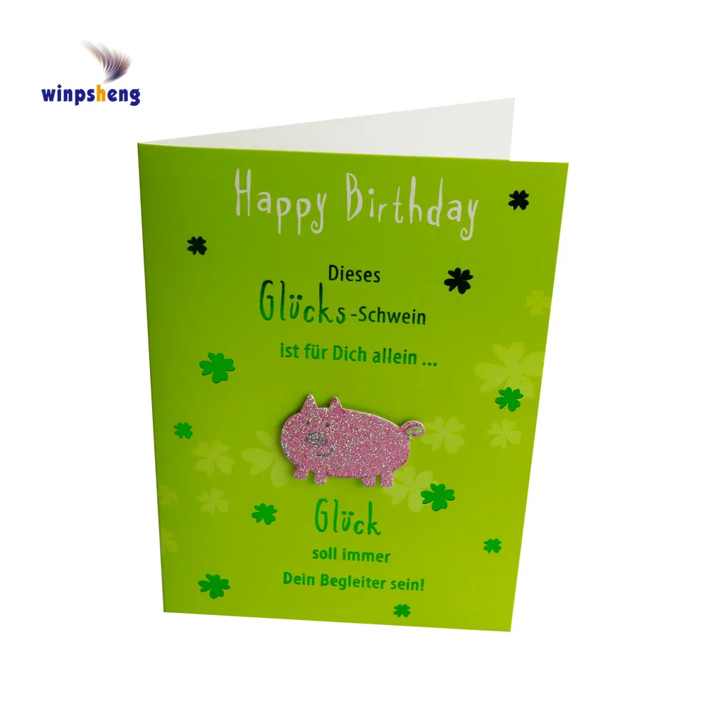 QA/_ Birthday Cake Handmade 3D Pop Up Holiday Greeting Cards Christmas Gifts He