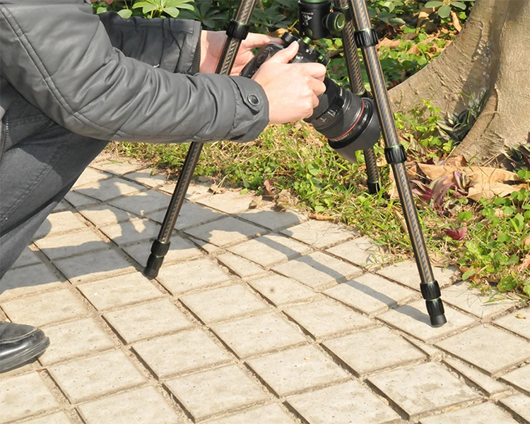 Travel Carbon Fiberprofessional Camera Tripod With Ball Head Monopod