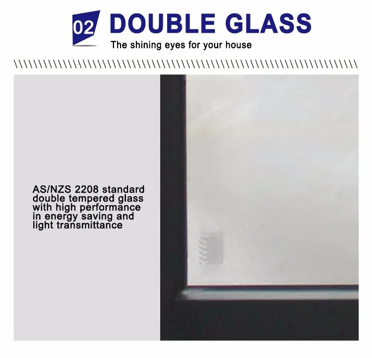 China supplier double glazed high quality aluminium sliding windows