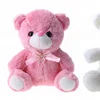 Lovely Sound Recording Colorful Luminous Glowing Bear Stuffed Plush Toy Kids Gift Baby Sleeping Doll Glow in the Dark Plush Bear
