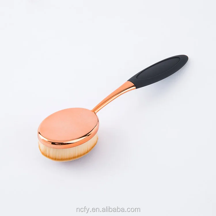 oval toothbrush makeup brush