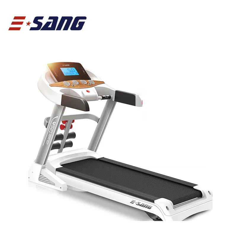 

EQi wholesale treadmill Multi Functional Gym Fitness Running Machine Sport Equipment Exercise Treadmill, White/black