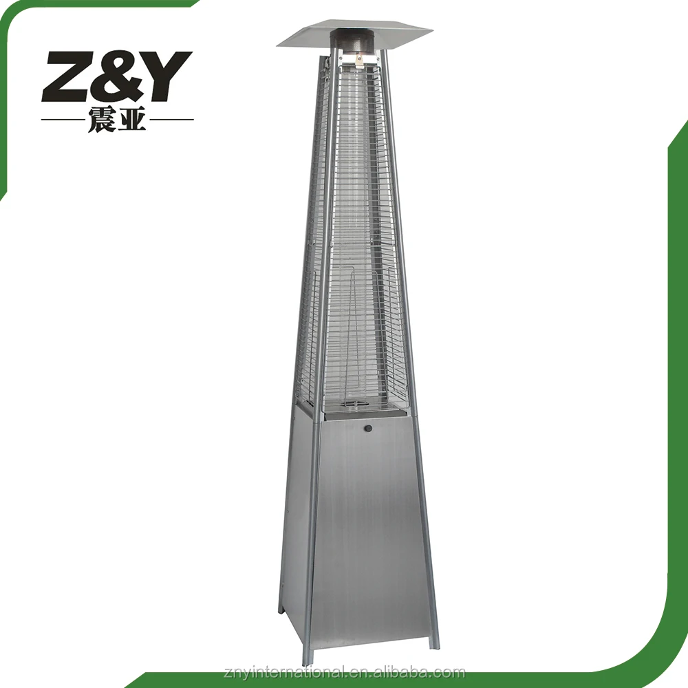 Quartz Gl Patio Heater Real Flame Pyramid Outdoor Gas Quartz Gl Patio Heater Real