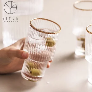 High temperature resistant thickened  home use  cold water bottle glasses