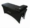 4ft 6ft 8ft spandex rectangle print table cover with open side cocktail table cloth for beauty salon