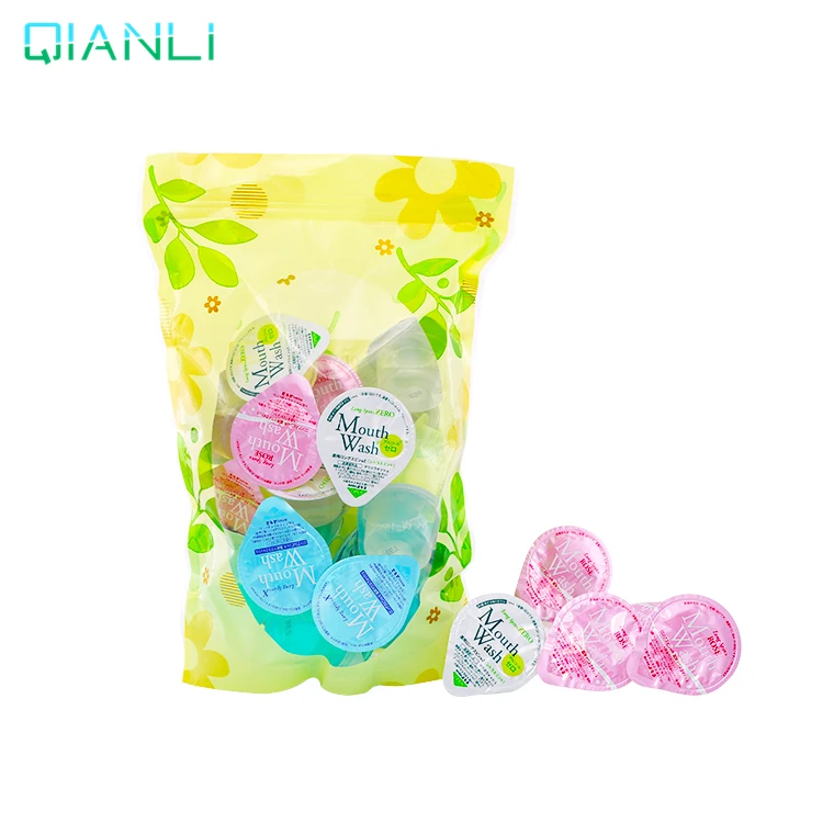 
Oral Care Jelly Mouth Wash Liquid Portable Teeth Whitening Mini Mouthwash Mint Flavor 