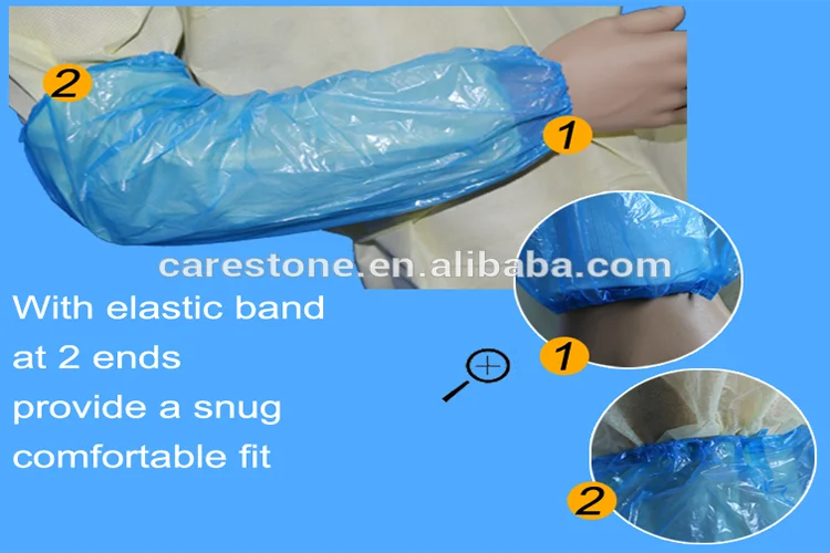 Pe /pp Breathable Disposable Plastic Arm Sleeves Buy Disposable