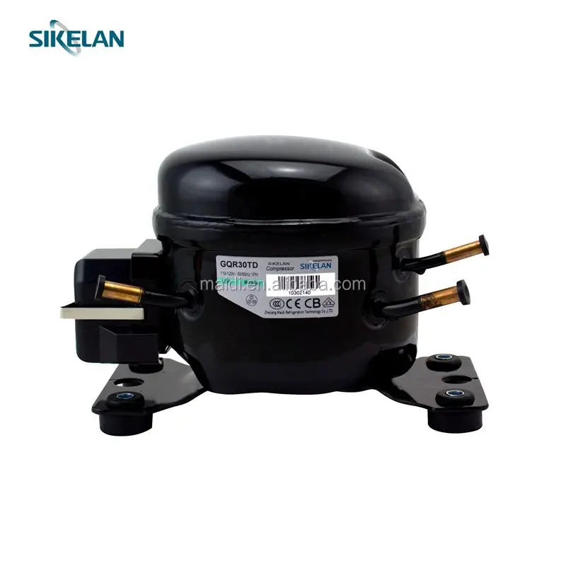 
Refrigeration part Water cooler dispenser showcase wine cabinet display compressor for commercial equipment GQR30TD R134a 115V 