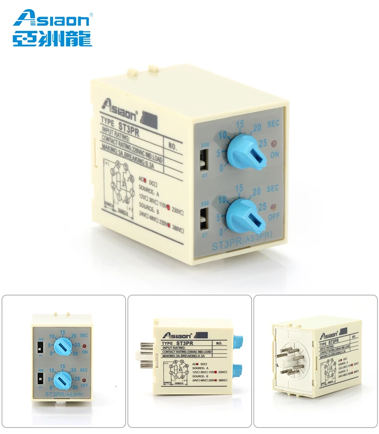Asiaon St3pr Electronic Time Relay