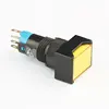 led power plastic elevator panel 12mm tactile push button