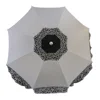 7FT 160G Polyester Round Beach Umbrella With Titl Suitable For Beach,Seaside,Outdoor
