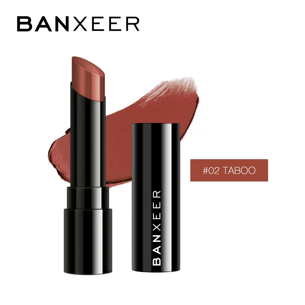 

BANXEER Cosmetics 12 Colors Long Wearing Lipstick Matte Waterproof, 4colors