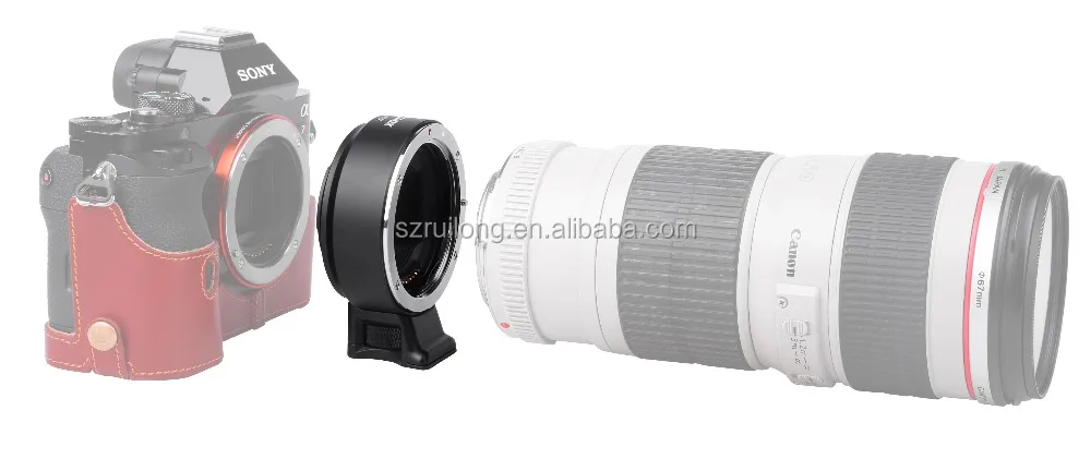 Auto Focus Lens Adapter for Sony NEX Camera A7/A7R/A7RS Viltrox EF-NEXII Used on EF Lens