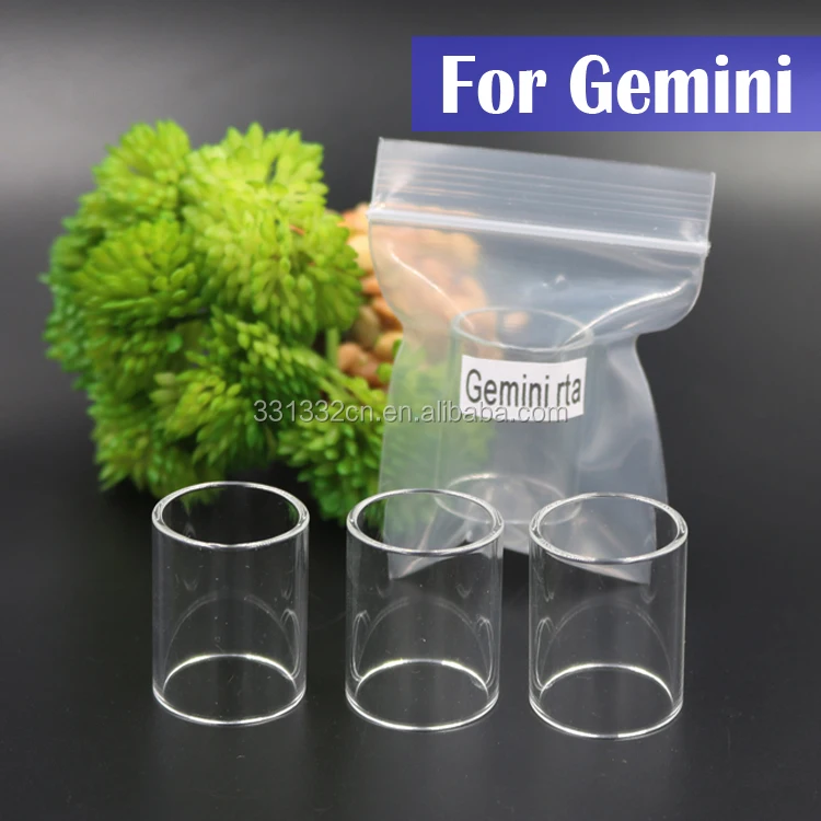 

331332 factory direct sales electronic accessory of Gemini Tank Glass Tube Replacement Pyrex Glass Tube