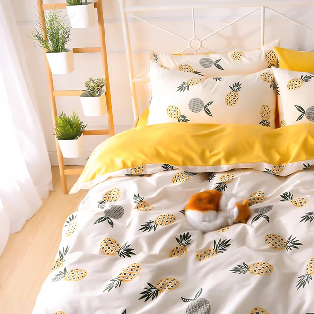 High Quality Wholesale Cotton Linen Duvet Cover Bed Sheet Set