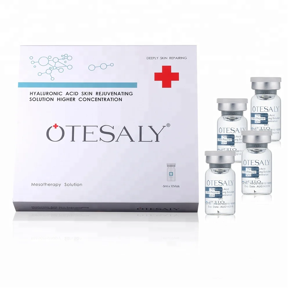 

Otesaly Skin Care Repairing Anti Wrinkle Skin Rejuvenation Higher Concentration Mesotherapy Solution Ampoules, Transparent