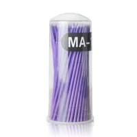 

100 PCS/Bag Wholesale Disposable Eyelash Extension Wands Brushes Micro Eyelash Cotton Swab