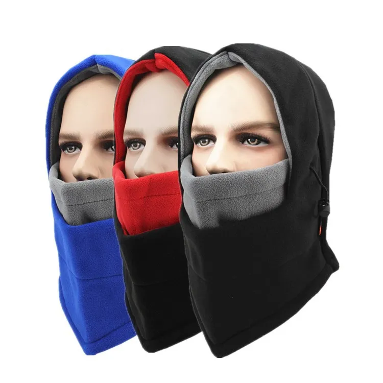 Full Face Thermal Fleece Balaclava Hood Police Swat Ski Bike Wind ...