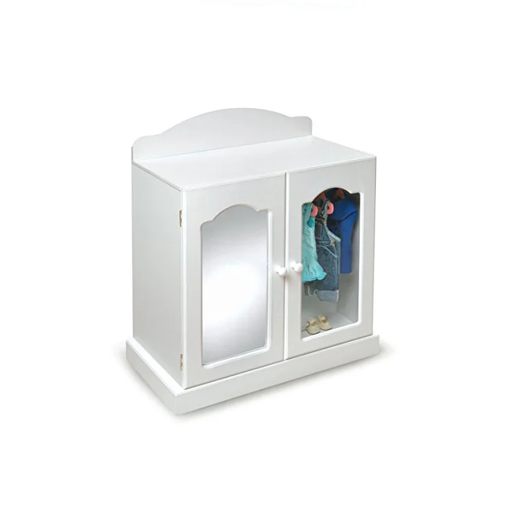 Furniture Toys Wooden Baby Doll Cabinet Doll Furniture