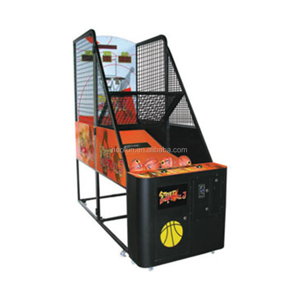 

Neofuns Street Basketball Arcade Game Machine Basketball Coin Operated Basketball Hoop Shooting Game Machine for Sales