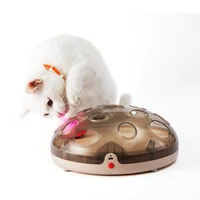 

New design Electronic cat toy with magnetic levitation feather automatic jumping interactive chasing teaser cat toys