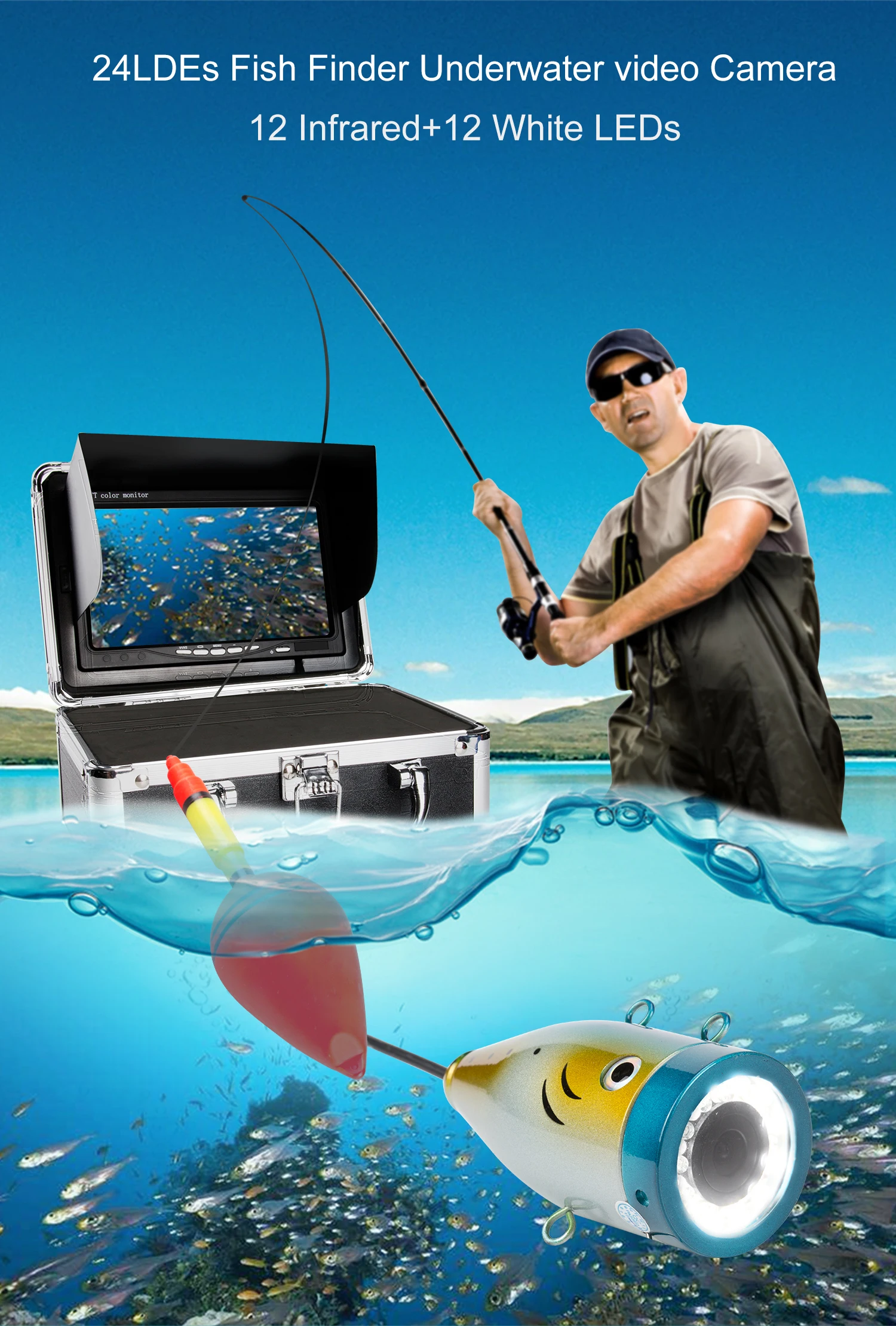 underwater fish finder camera