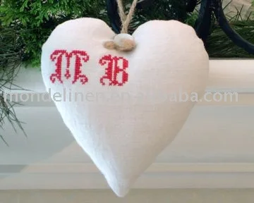 
heart lavender scent sachet bag with dry lavender flower filling 