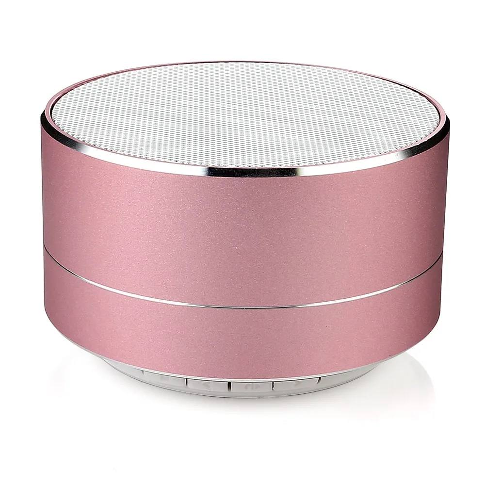 

New arrivals 2018 metal mini portable wireless sound speaker with Mic TF card FM radio AUX MP3 music play loudspeaker