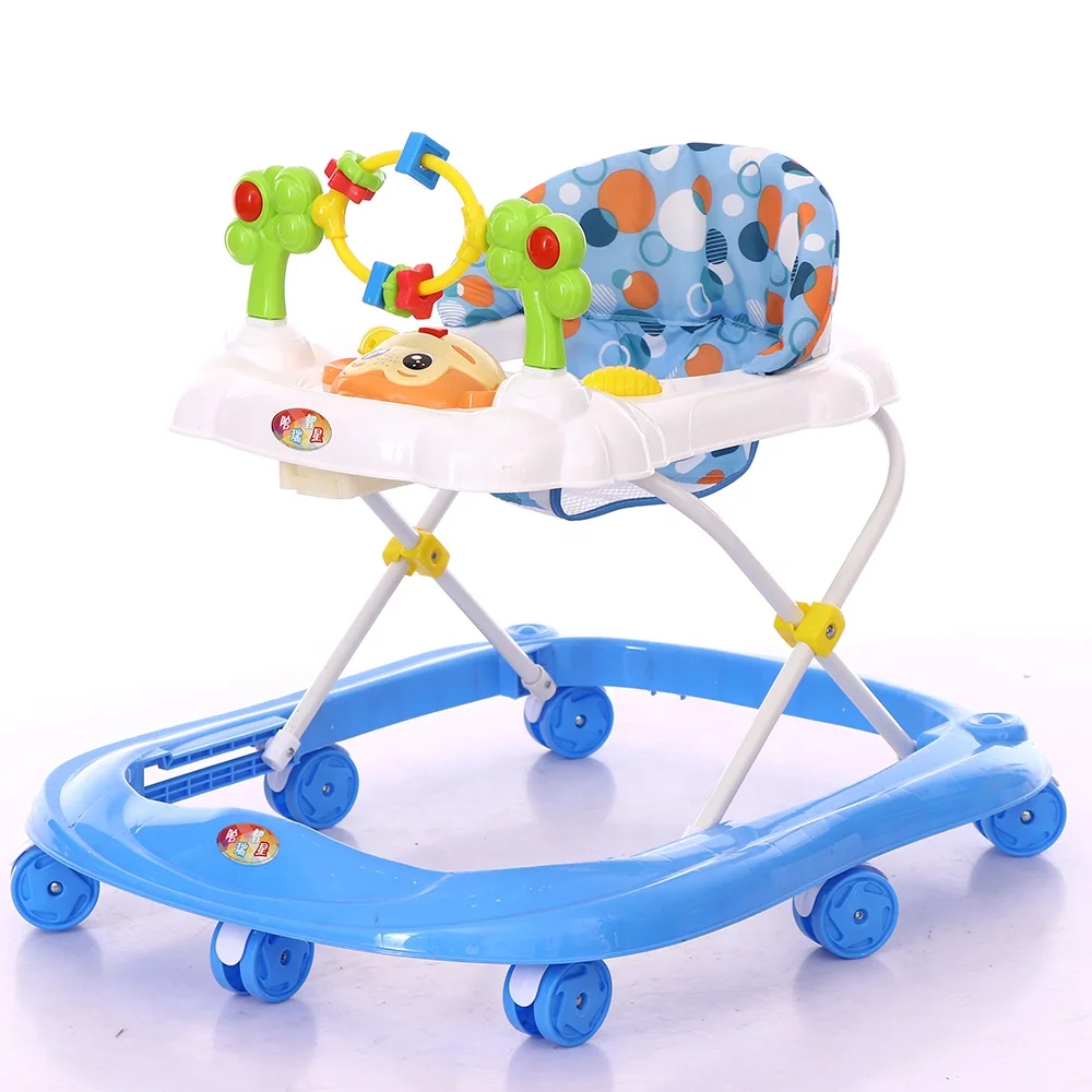 Factory Price Outdoor Sit To Stand 7 Swivel Wheel Rolling Baby Walker ...